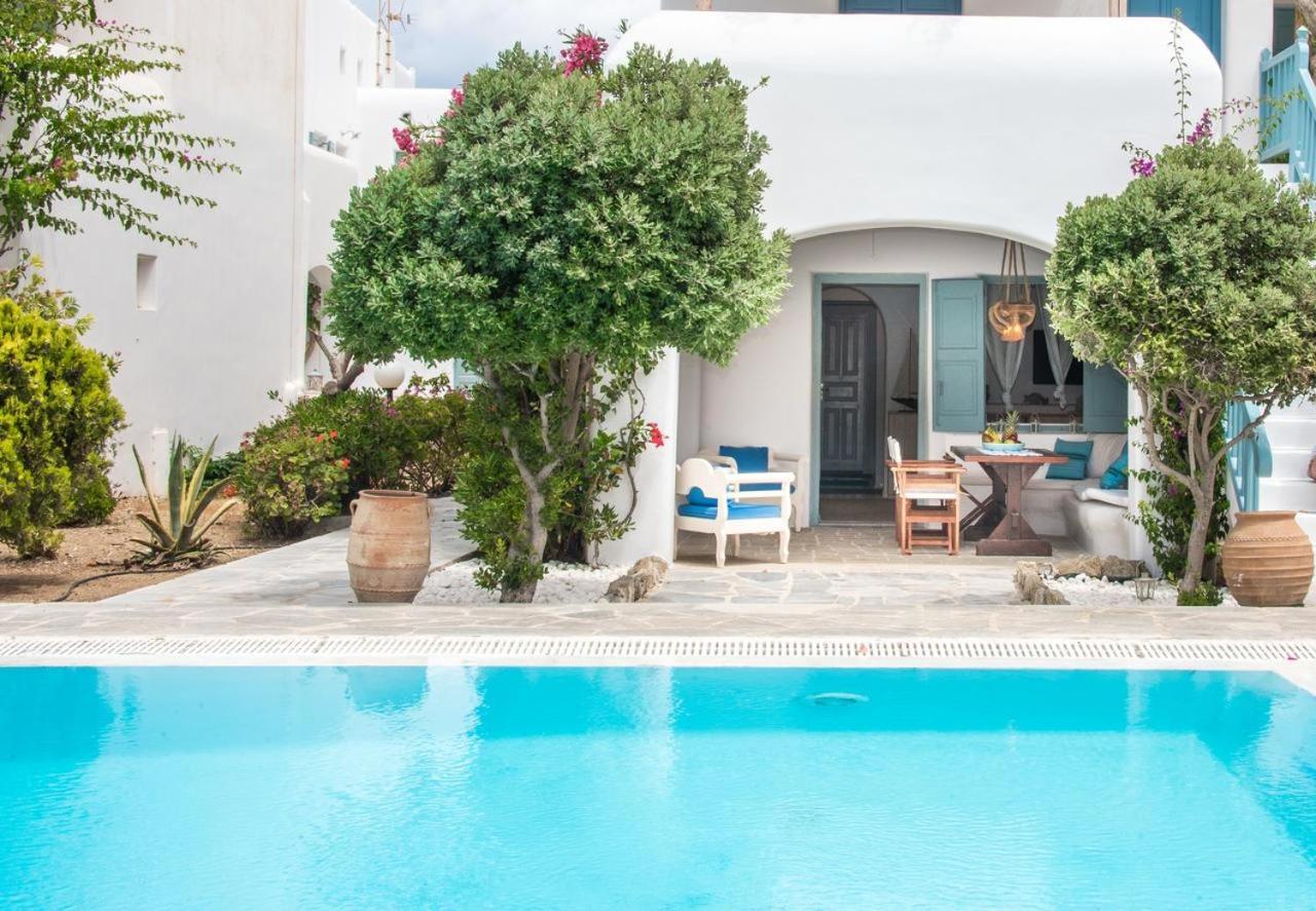 Mykonian Style W Shared Pool Houses & Nighttime Security Guard Ornósz Kültér fotó